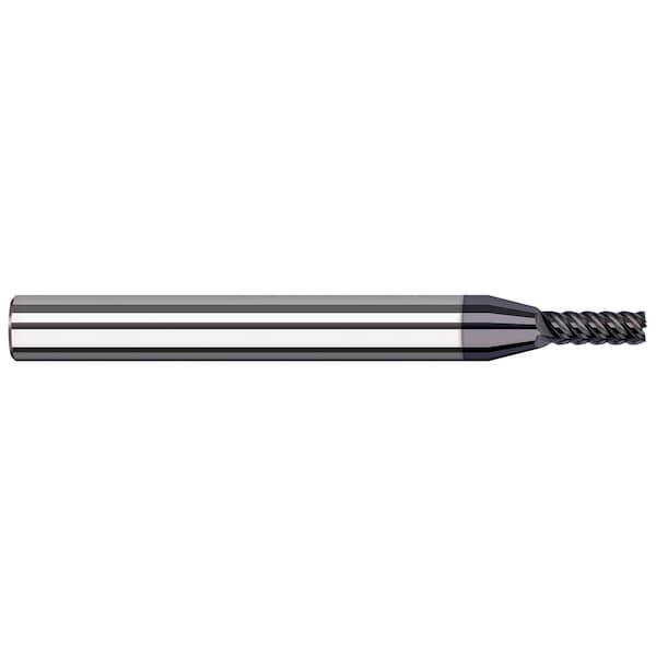 End Mill for Hi-Temp Alloys-Corner Radius .1250" (1/8)Cutter DIAx.0200" Radius x.3750" (3/8)L of Cut